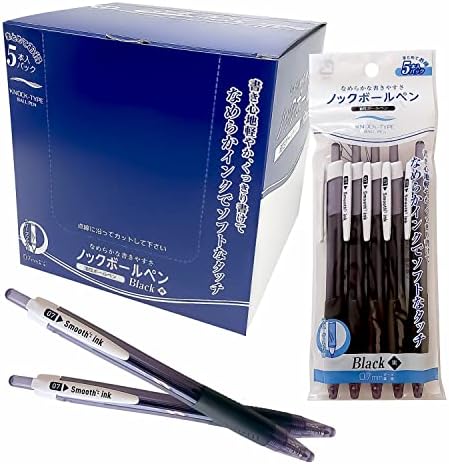アイ ・ エス ibp-k1-5 x 20 caneta esferográfica à base de óleo, tipo retrátil, 0,03 polegadas, preto, 100 peças
