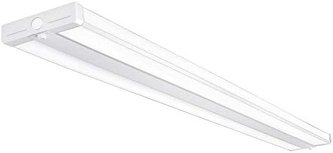 Luminárias de LED de 4 pés de 4 pés de 50w Luz LED de 50W 5500lm, 4000k Branco neutro, Ultra Slim 48 polegadas de escritório embrulham