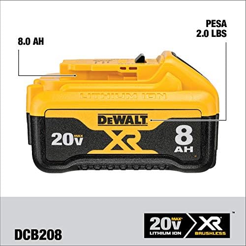 Bateria Dewalt 20V Max* XR, 8,0-AH