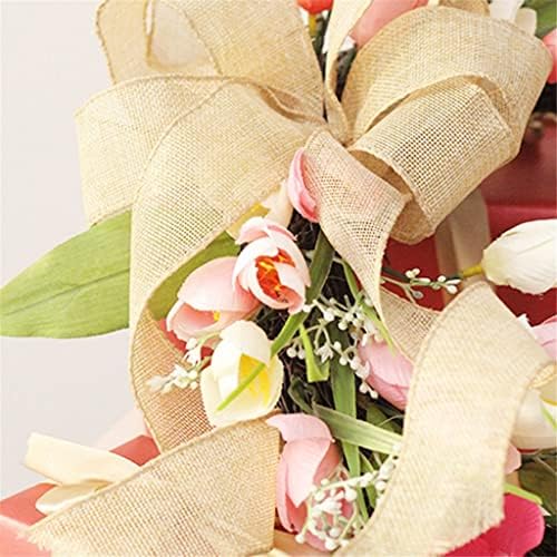 Eyhlkm Decoração de Páscoa Wrinal Flor Artificial Tulipa Portão da porta da porta Decoração pendurada Decoração da festa da páscoa Decoração de casamento