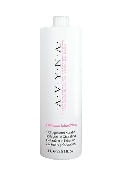 Avyna shampoo ialuronico intenisve reparo de cabelo 1 lt, 33,8 fl oz