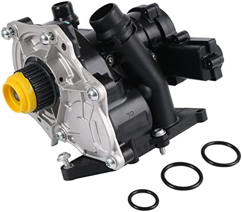 JDMSPEED Bomba de água Conjunto da carcaça do termostato 06L121011B Substituição para Audi A3 A4 A5 S3 TT, Substituição para Volkswagen