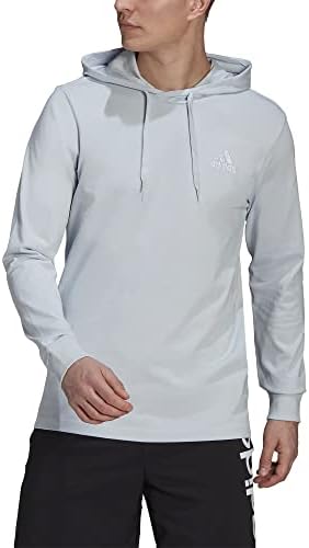 Capuz de camisa única de logotipo da adidas masculina