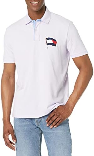 Tommy Hilfiger Men's Short Cotton Pique Polo Polo Cirt