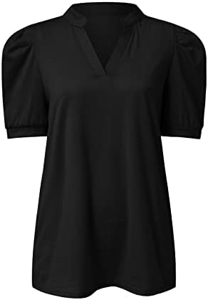 Camisas ocidentais altas do pescoço para mulheres Mangas de mangas de feminino feminino