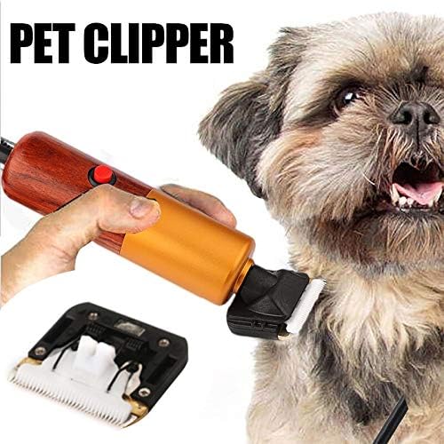 Wakaip 200w TRIMER DE CABELO PROFISSIONAL Kit de alcance de alta potência Pets Animais Cat Clipper Pets Haircut Shaver Machine