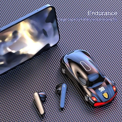 MoreSec Wireless fones Bluetooth com modelagem de carros esportivos de jogo LED Display Long resistência Bluetooth fone de ouvido esportivo de corrida