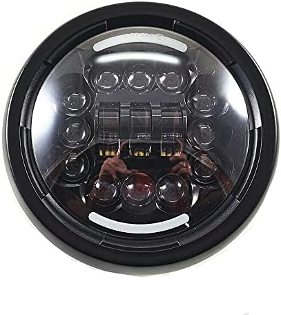 12V Universal 7 polegadas LED alto Baço baixo DRL DRL DRL Cabeça Lâmpada de luz leve para Harley Honda Yamaha Suzuki Kawasaki