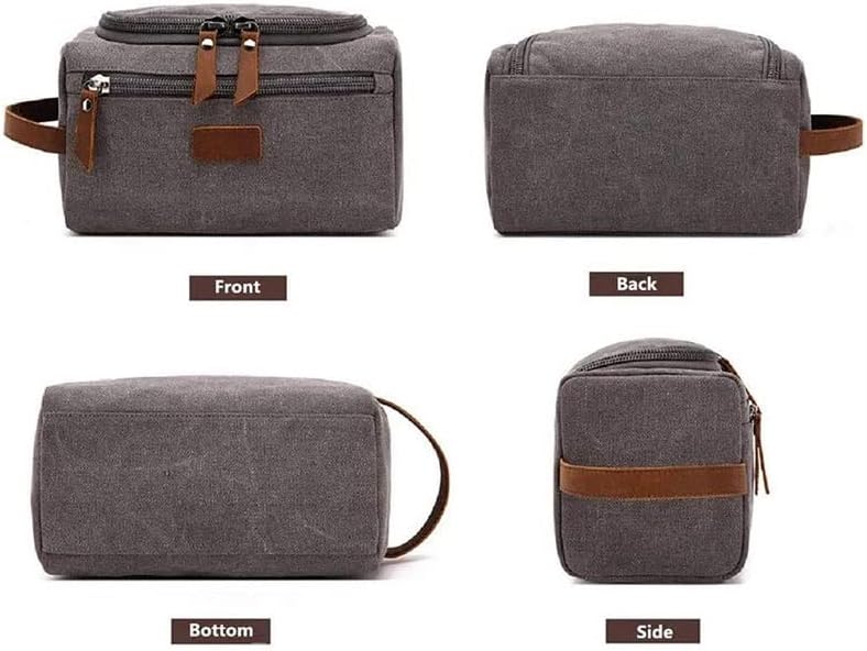 Bolsa de higiene pessoal de lona de Wetyg para homens lavar o kit de barbear kit mulheres viagens Maquia