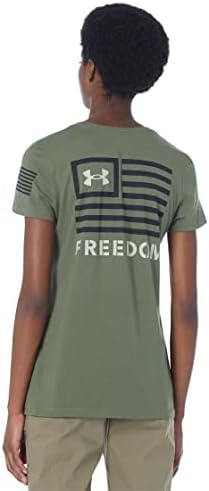 Under Armour feminina New Freedom Banner T-shirt