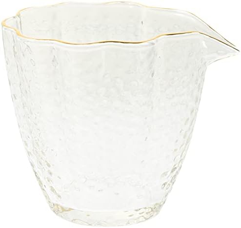 Upkoch Glass Tea Pitche Pequena Tea Milk Sirvando caneca Gong- - Copa Copa Clara Clear Chinese Kungfu Copa da China Gongfu Compartilhamento