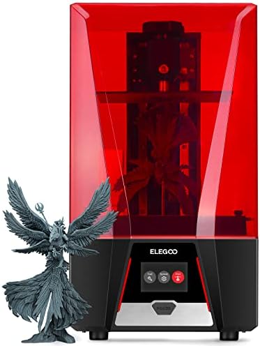 Elegoo Saturno 2 MSLA 3D Impressora, Impressora de fotocurador de resina UV com lcd monocromático de 8k de 10 polegadas,