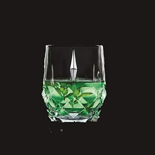 Companhia de história Cole Porter “High Society” Vidro de Rocks Antigo, conjunto de 2 peças, criado em cristal para beber uísque