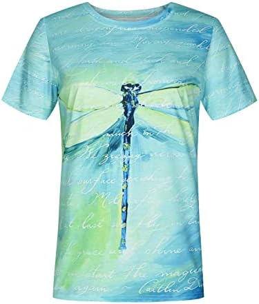 Girls Tee Fall Summer Summer Manga curta 2023 Trendy Crew Crew pescoço gráfico solto Fit Lounge Top Tshirt para feminino