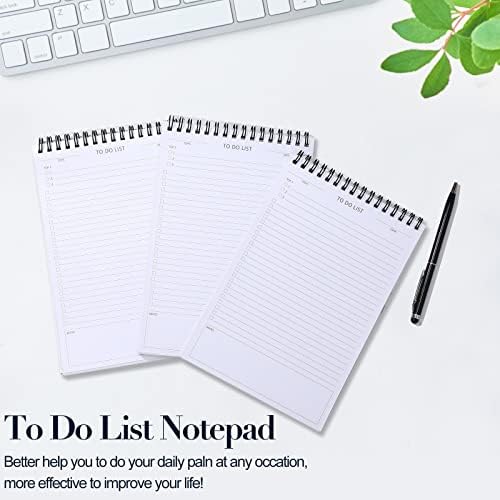 Tatuo 24 pcs para fazer listar bloco de notas diário planejador no bloco diariamente para fazer o caderno notebook A5