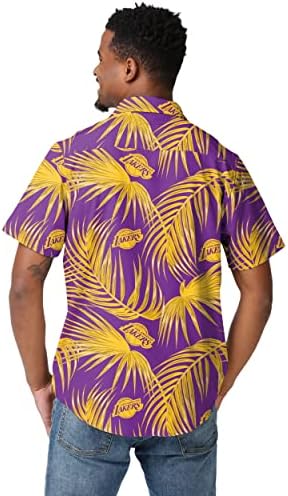Camisa floral da NBA masculina foco