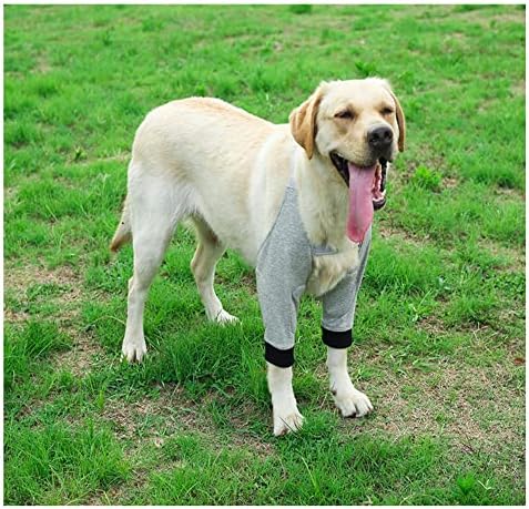 Manga de recuperação de cirurgia para cães para pernas dianteiras, suporte de ombro de cães, mangas de cotovelo