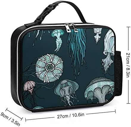 Organismos Oceanosfisos reutilizáveis ​​para almoço reutilizados Bolsa de lancheira Isolada Lunch Box Recipiente para viagens de piquenique de trabalho com alça