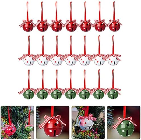 72 PCs Creative Bell Pingents Pingents Decorações de Natal de Iron Small Bell Decors