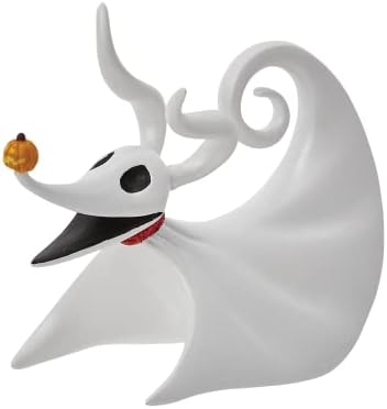 Enesco Disney mostra o pesadelo antes do Natal Ghost Dog Zero Mini Feliz, 3 polegadas, multicolor