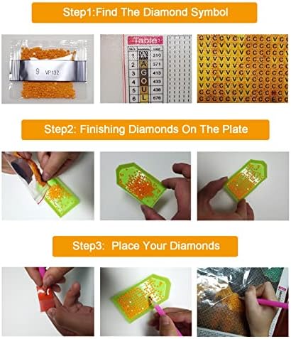 Kit de pintura de diamante para meninas 5D Rusofie para adultos, menina de volta com kits de arte de diamante de girassol,