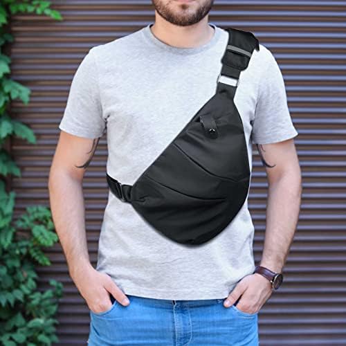 Saco de esteira de viagem leve fino saco de ombro de peito anti-tief saco de bolso pessoal para homens mochila ombro para