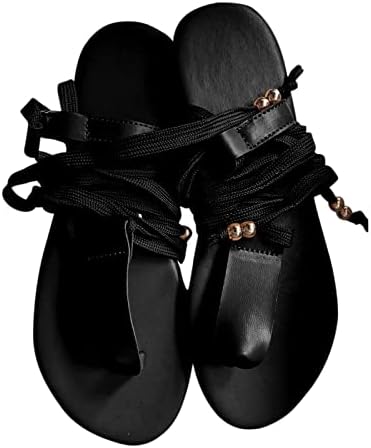 RBCULF Mulheres Flip-Flop Sandals planos Plus Tamanho Verão Color Solid Moda Strap Strap Knee Alto Aberto do dedão do topo