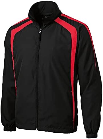 Joe USA Mens Colorblock Full Zip Raglan Jackets em regular, grande e alto