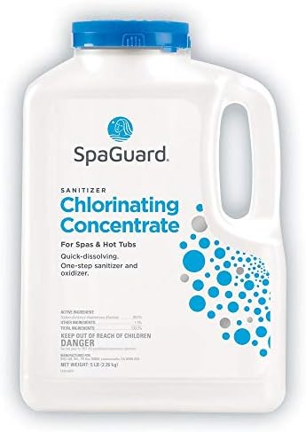 Concentrado de clorina do spa de espancamento - 5 lb