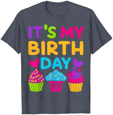 É minha camisa de aniversário meninas adolescentes camiseta de presente para mulheres