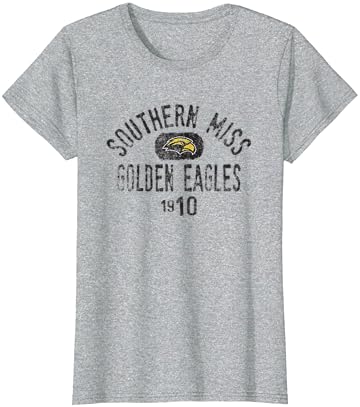 T-shirt de logotipo vintage do sul do Mississippi Golden Eagles 1910