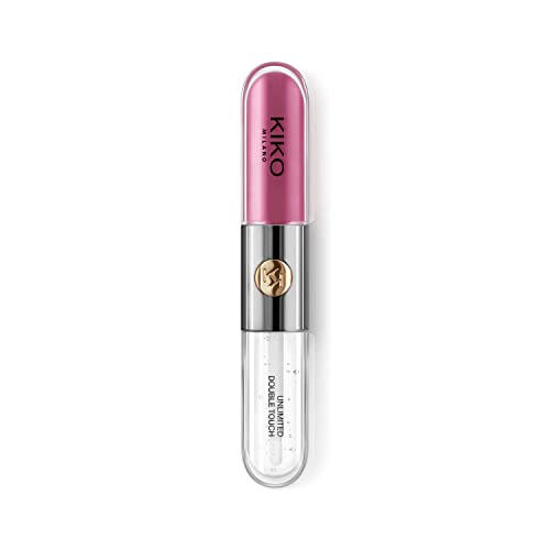 Kiko Milano - Lipstick líquido Double Touch 109 ilimitado com um acabamento brilhante em uma aplicação em duas etapas. Dura até 12 horas*. Cor base sem transferência.