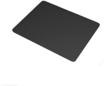 Cnahiwo Glass Mouse Pad ， Pad mouse para jogos para jogos de alto DPI 11,81 x 9,45-preto