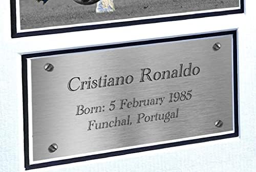 Goat Cristiano Ronaldo Lionel Messi Real Madrid Barcalona assinada fotografada fotografia fotográfica Forte Futebol Futebol Presente