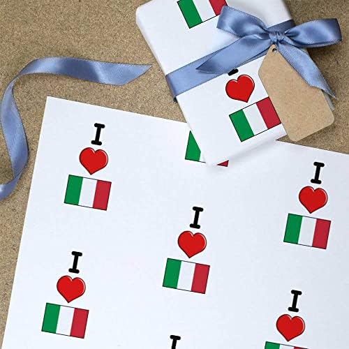 Azeeda A1 'I Love Itália' embrulhar/embrulho de papel de embrulho