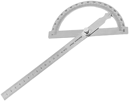 Bettomshin Stainless Stainless Surator de 180 graus de ângulo de cabeça redonda Finder com braço ajustável de 15 cm