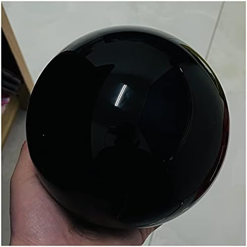 50-200mm Black Obsidian Sphere Large Cryaling Ball Cura Stone+Pedestal Semiprecious Stone Jade Exorcise Mal Spirits Dinheiro Desenho
