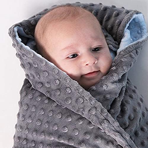 #O4fv4h recém -nascido bebê térmico cobertor macio lã de lã Conjunto de roupas de algodão envelope