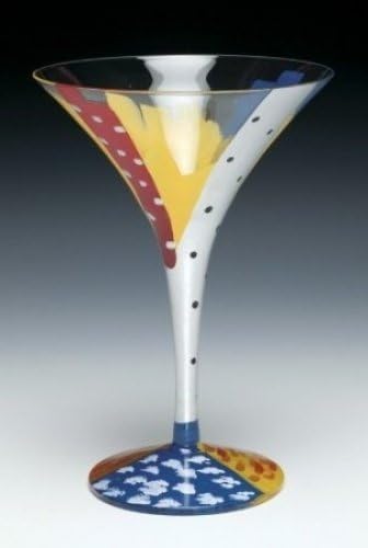 Lolita amo meu martini por Santa Barbara Design Metropolitan 7 Vidro pintado à mão em caixa de presente colecionável