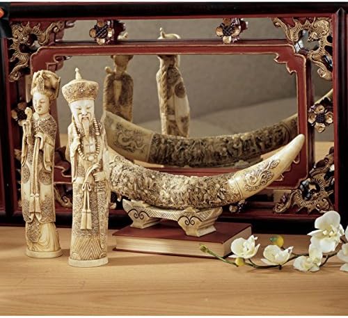 Design Toscano Mandarin Ivory Oliphants