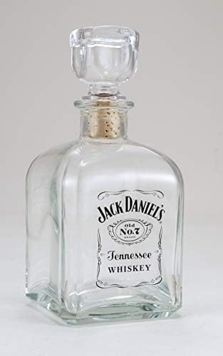 Jack Daniels licenciou Barware Black Label Logo Decanter Gift Gets, claro