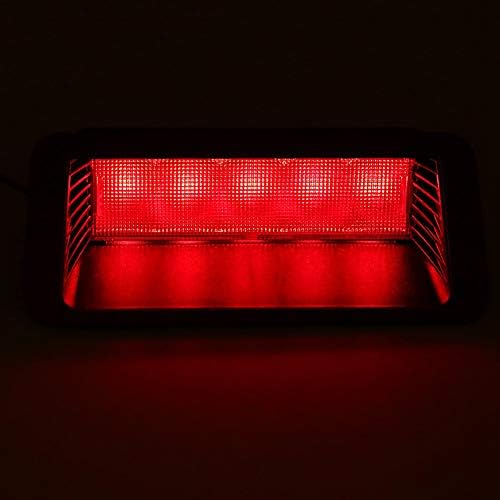 Keenso 5 LED 12V Terceira luz de freio, carro vermelho universal traseiro traseiro traseiro Terceira lâmpada da luz traseira