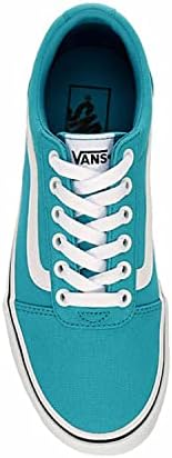 Vans Unissex Ward Canvas Low Platform Lace -up Sneaker - Tile Blue