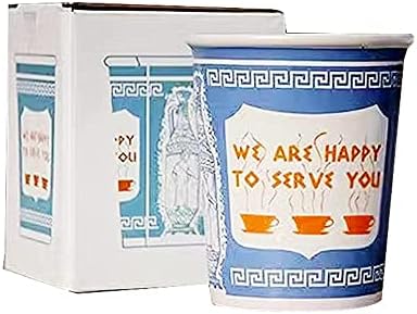 Anthora New York Ceramic Coffee Cup caneca 'Estamos felizes em servir você', 10 onças