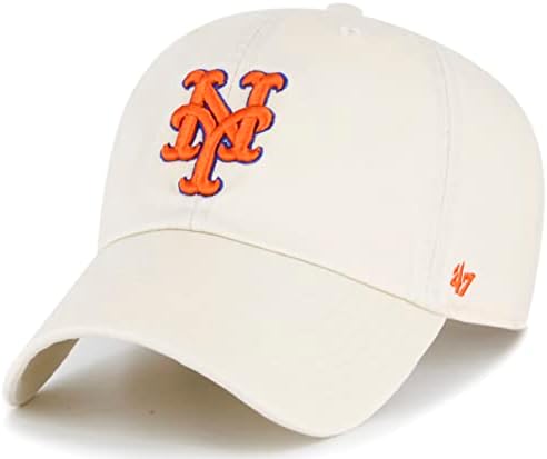 '47 MLB Limpeza natural Captura de chapéu ajustável, um tamanho adulto