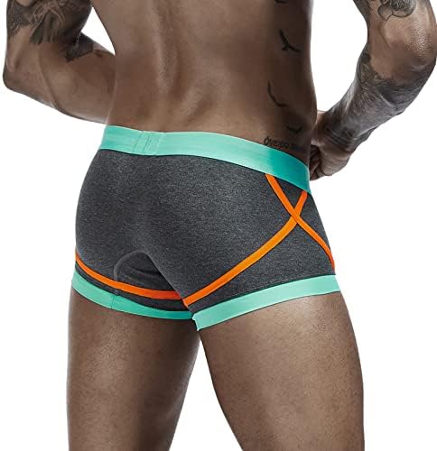Boxers para homens que combinam com calças de impressão colorida de casa de homens de pijamas calcinha calcinha leggings
