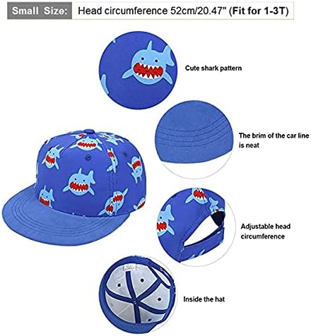 Infantil-chapéu de soldado de babys-bybatback-toubol-toubol-touback-impressões de tubarão para crianças pequenas
