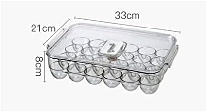 Caixa de armazenamento de contêiner de plástico de rack de ovo slnfxc, caixa de refrigerador 24 Compartimentos Ferramenta
