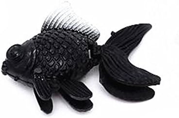 Tanque de peixes ukd pulabo o tanque artificial reutilizável peixe fofo aquário decoração ornamentos pretos confortáveis ​​e