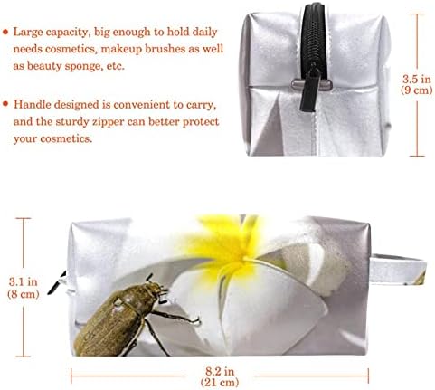 Levais Beetle Microfiber Leather Makeup Bolsa de maquiagem de viagem à prova d'água bolsa de cosméticos portátil saco de higiene